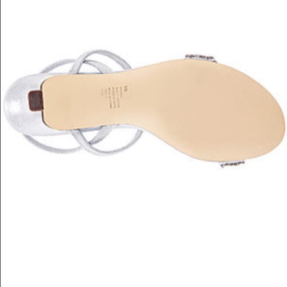L. Miller True Silver Heeled Sandals - Picture 5 of 5